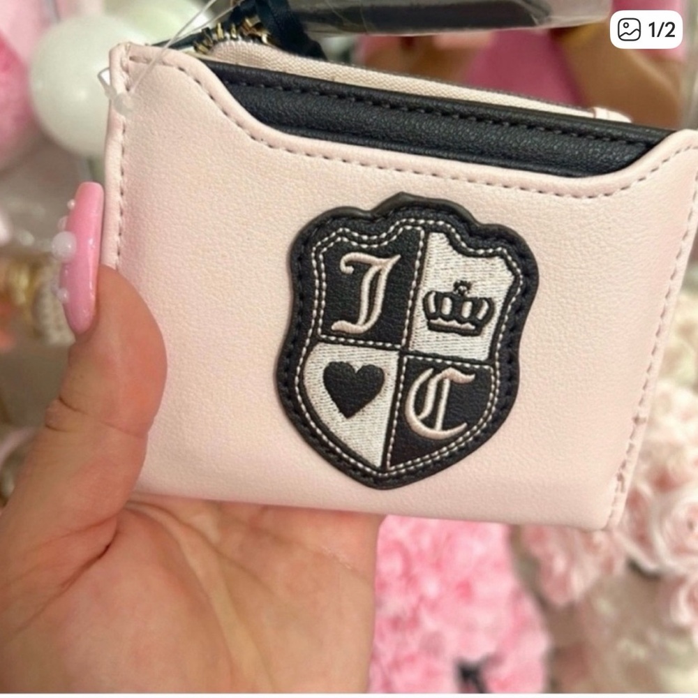 Juicy Couture powder blush & black queen of everything wallet